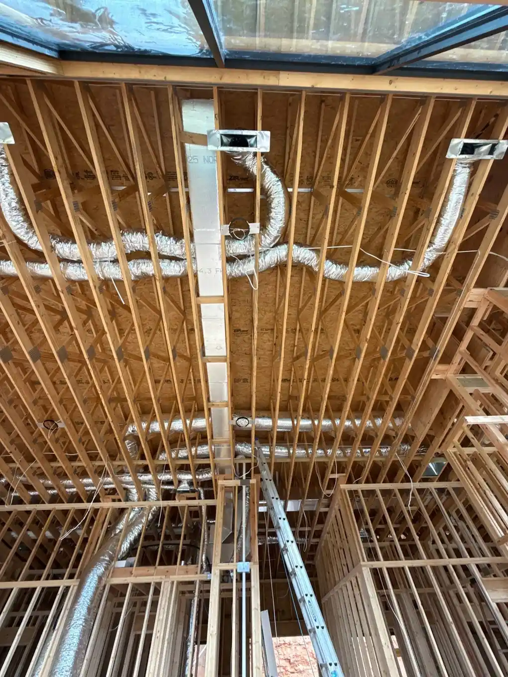 Organized low-voltage prewire for surround speakers